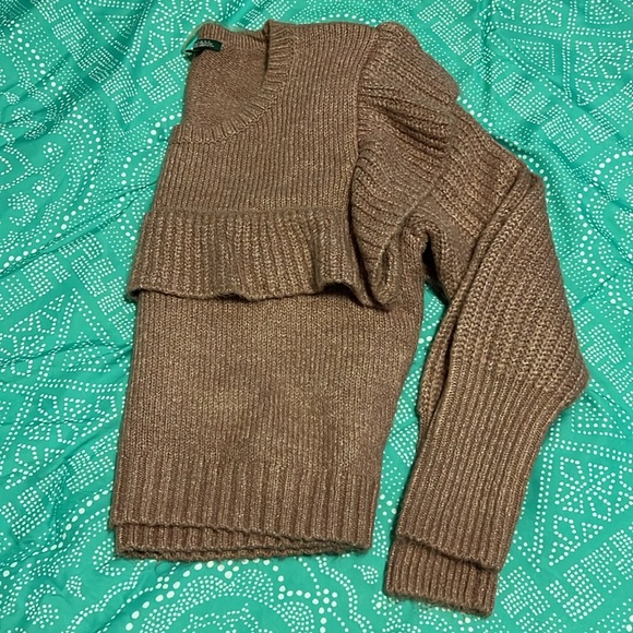 Wild Fable Mauve Pink Ruffle Sweater - Picture 7 of 8